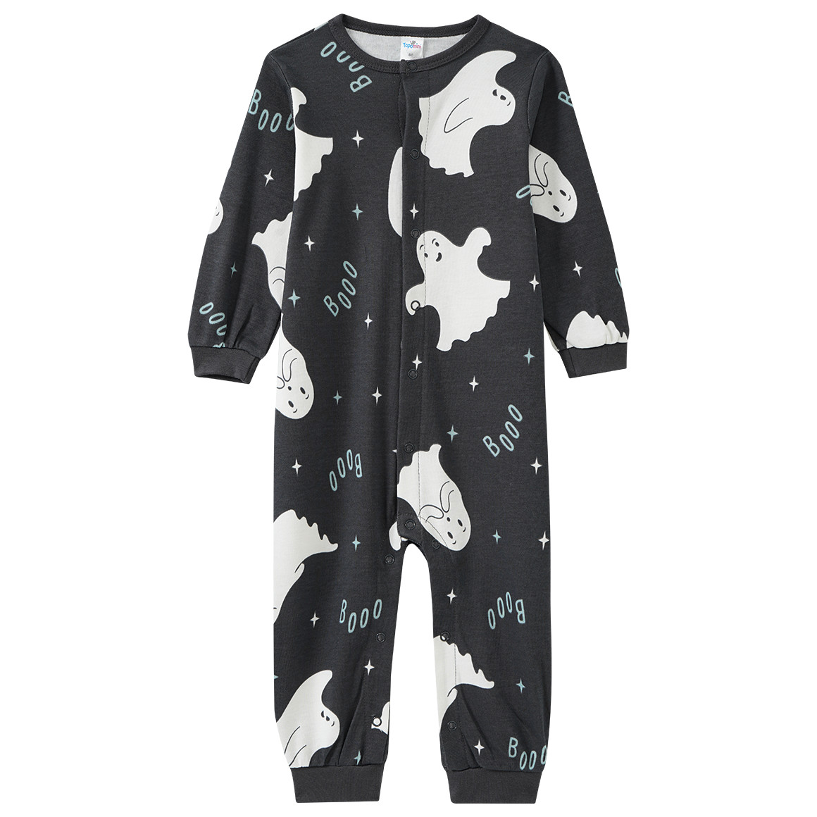 Baby Schlafanzug mit leuchtendem Print von Topomini