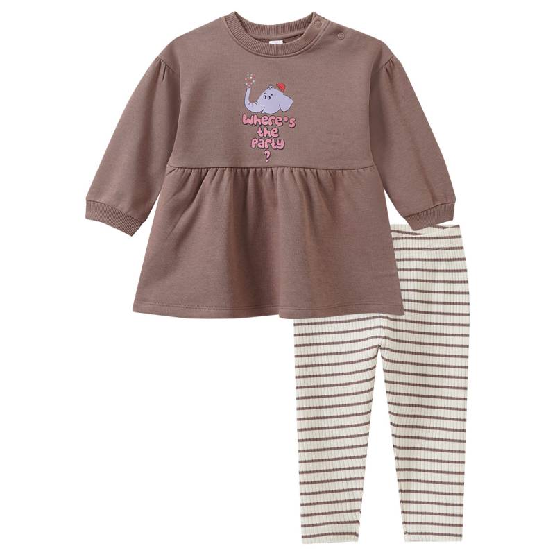 Baby Set mit Sweatkleid und Leggings Baby Set mit Sweatkleid und Leggings von Topomini