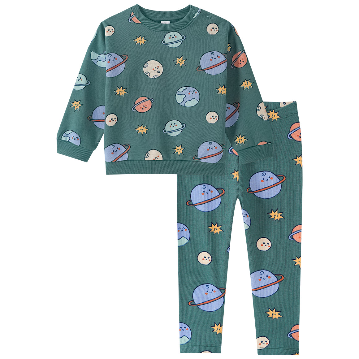 Baby Set mit Sweatshirt und Leggings von Topomini