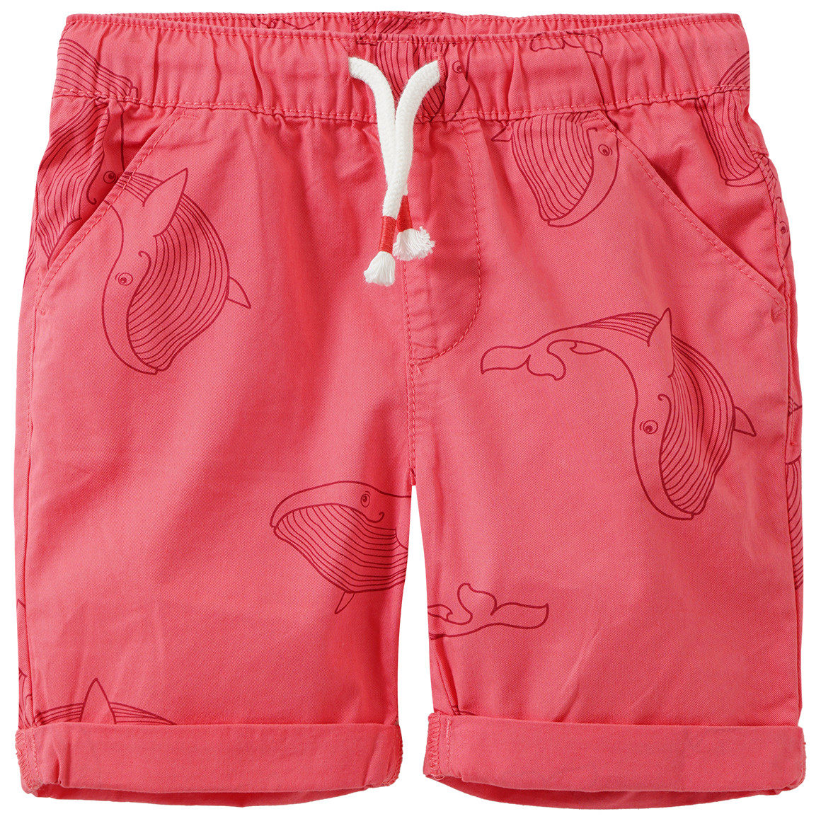 Baby Shorts mit Wal-Motiven von Topomini