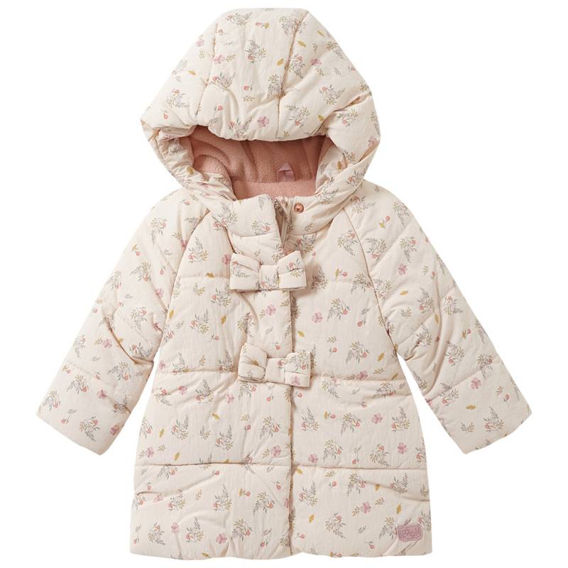 Baby Steppjacke mit Blumen allover von Topomini