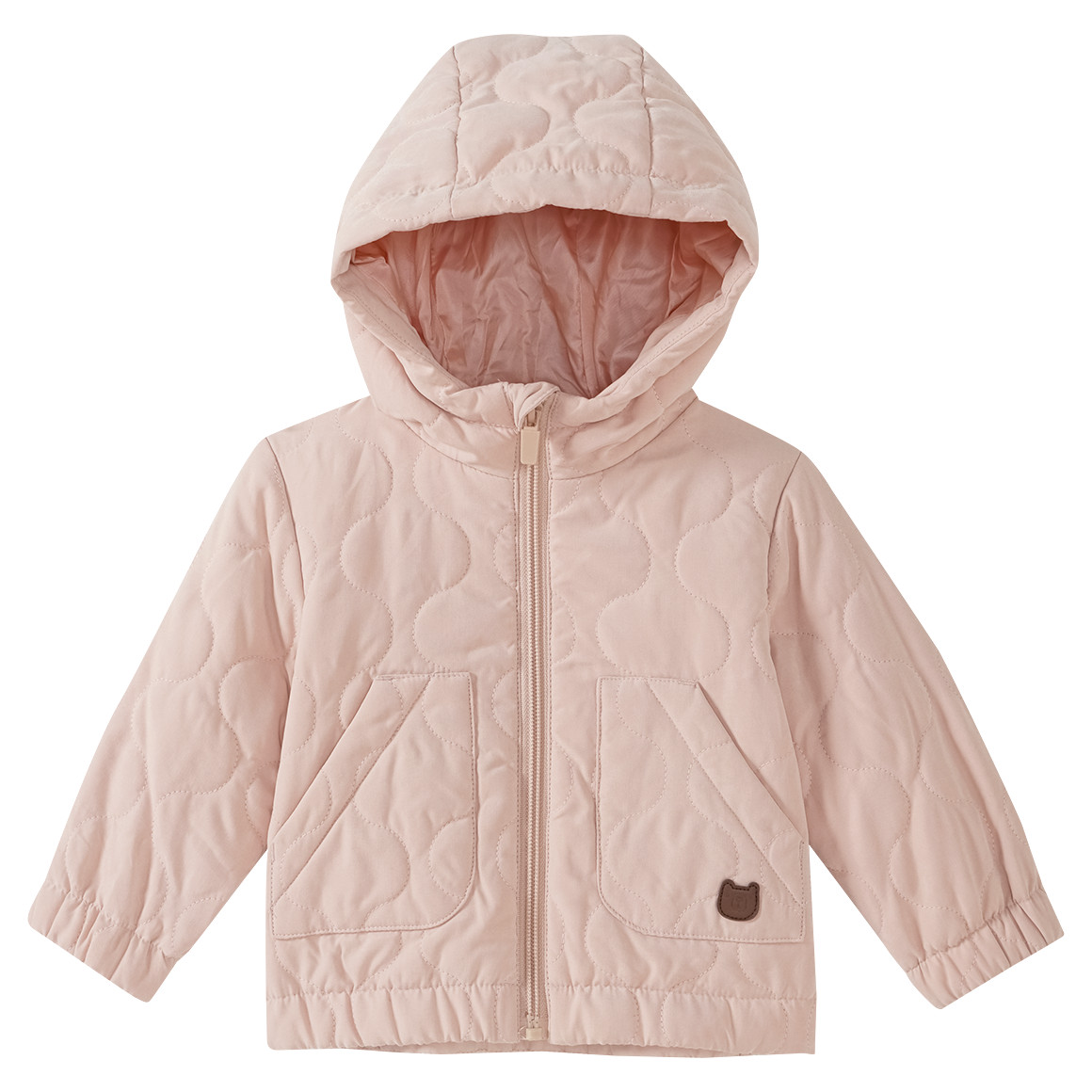 Baby Steppjacke mit Wellensteppung von Topomini