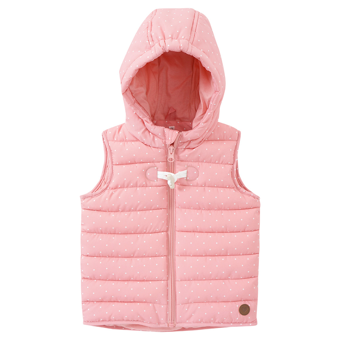 Baby Steppweste mit Kapuze von Topomini