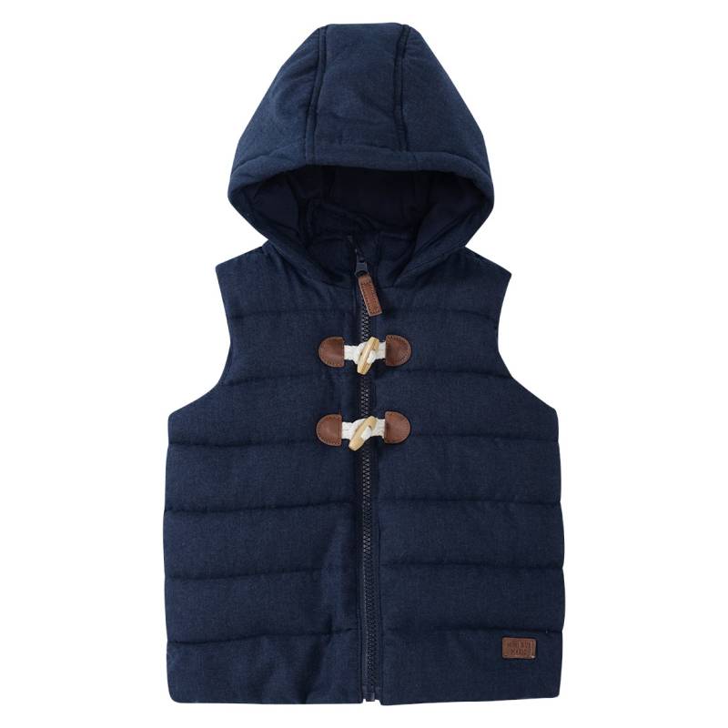 Baby Steppweste mit Knebelknöpfen von Topomini