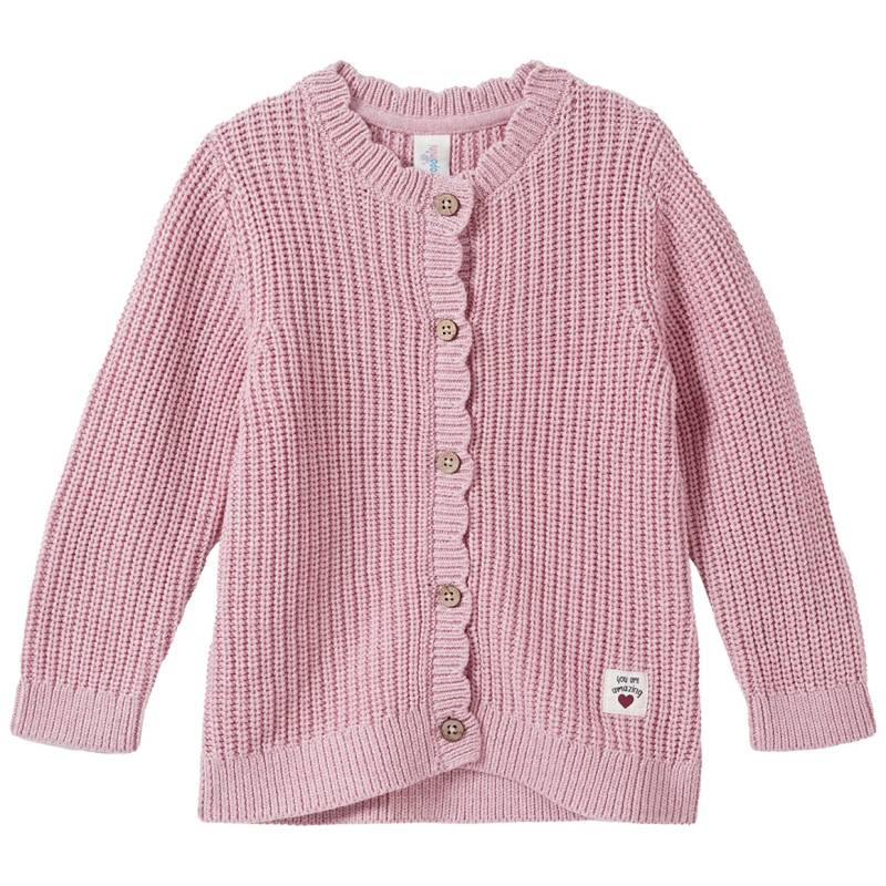Baby Strickjacke aus Rippstrick von Topomini