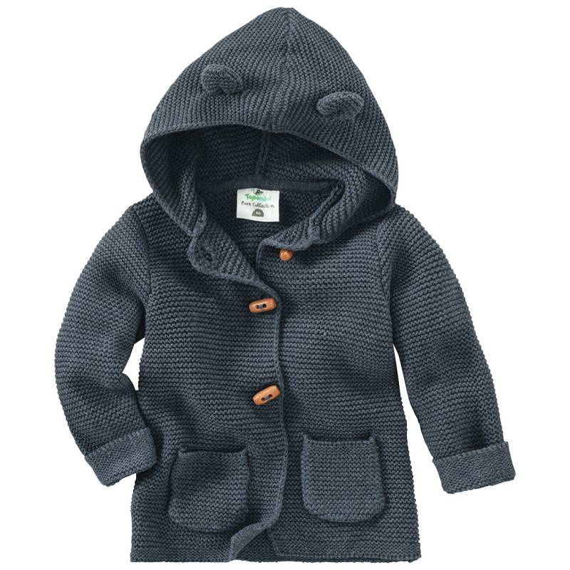 Baby Strickjacke mit Öhrchen von Topomini