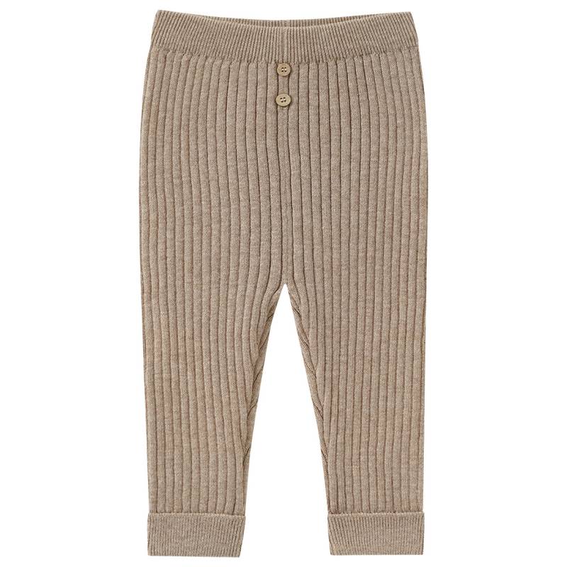 Baby Strickleggings mit Rippstruktur von Topomini