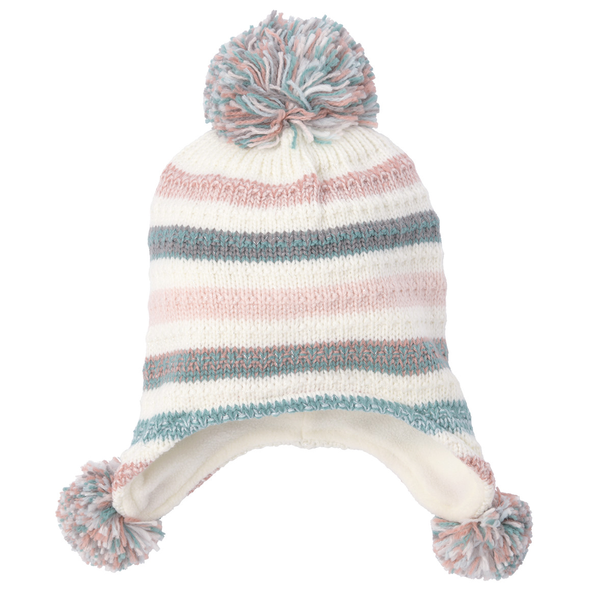 Baby Strickmütze mit Streifen von Topomini