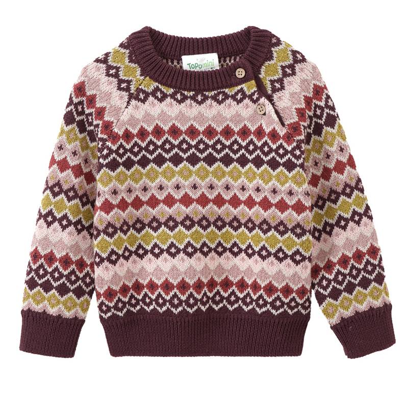 Baby Strickpullover aus Bio-Baumwolle von Topomini