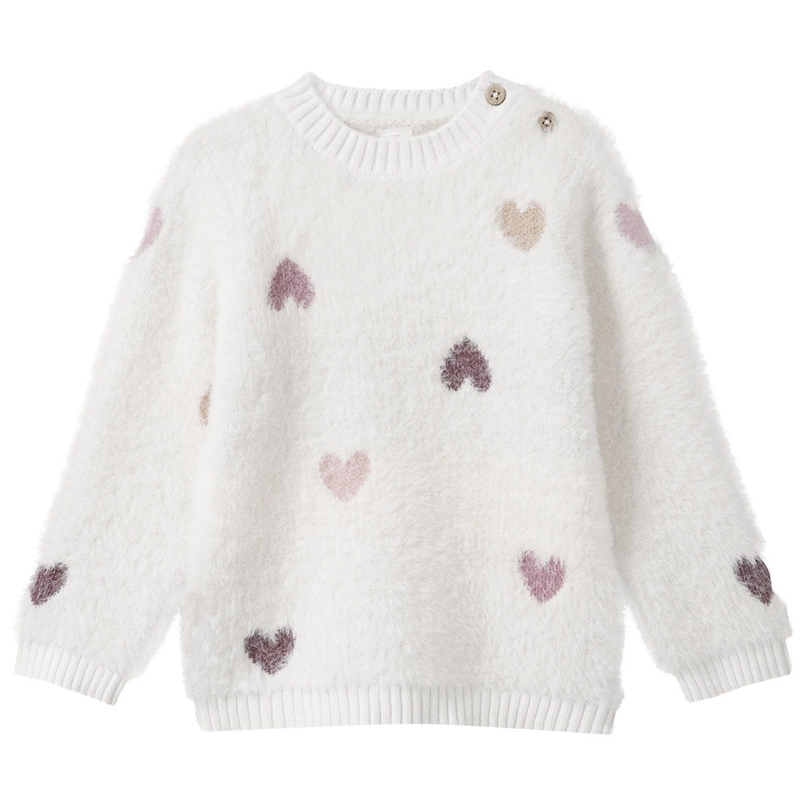 Baby Strickpullover mit Herzen von Topomini
