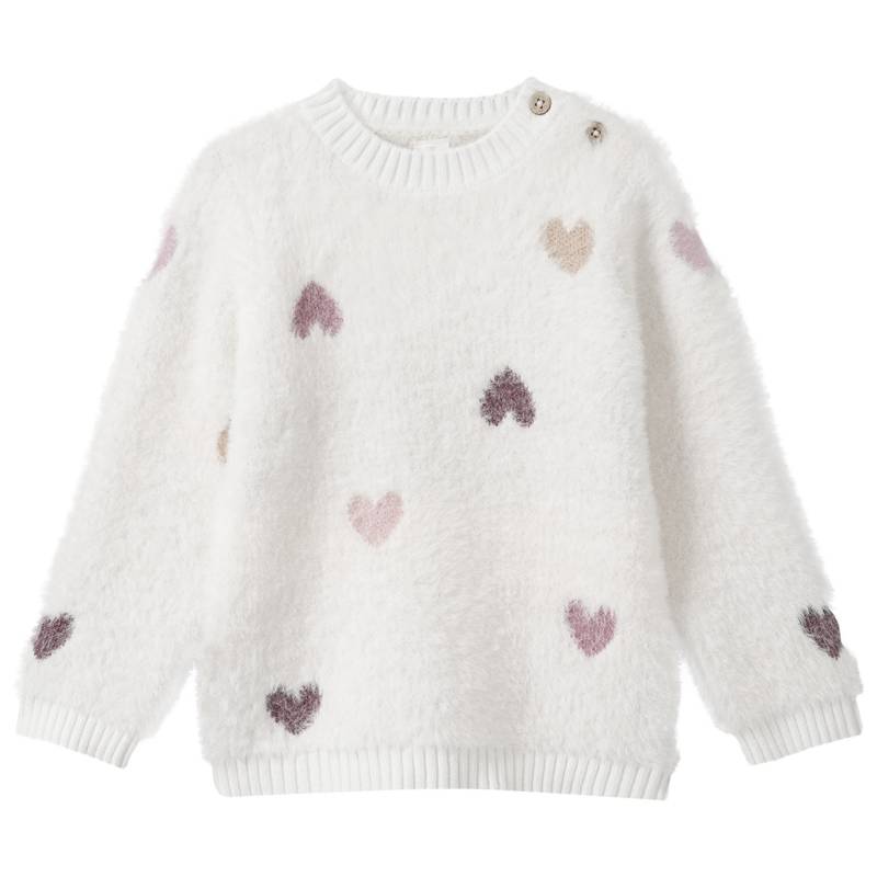 Baby Strickpullover mit Herzen von Topomini