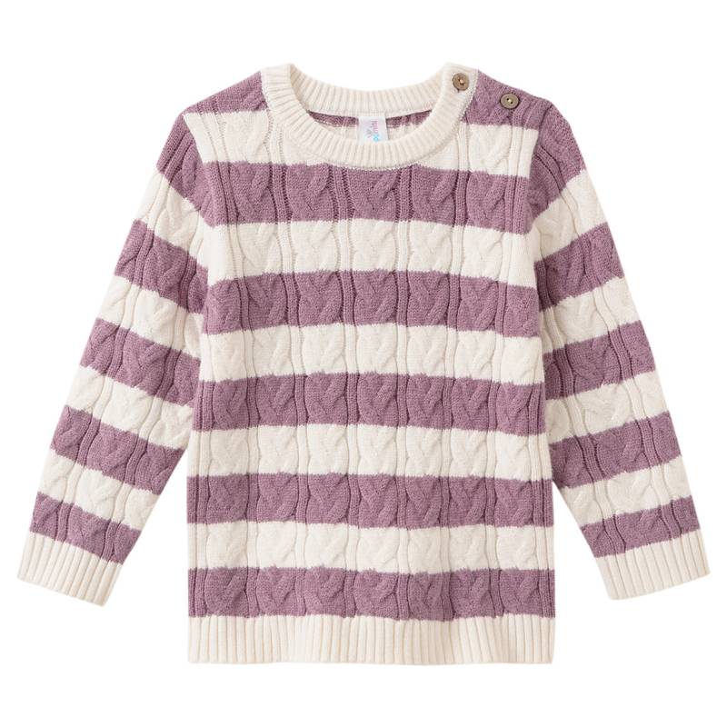 Baby Strickpullover mit Zopfmuster von Topomini