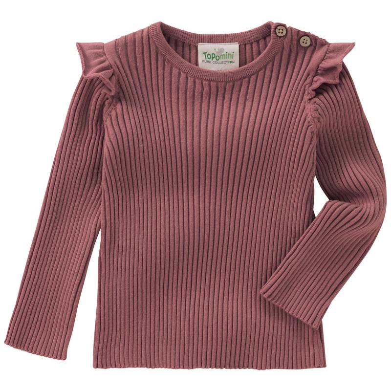 Baby Strickshirt mit Ripp-Struktur Baby Strickshirt mit Ripp-Struktur von Topomini