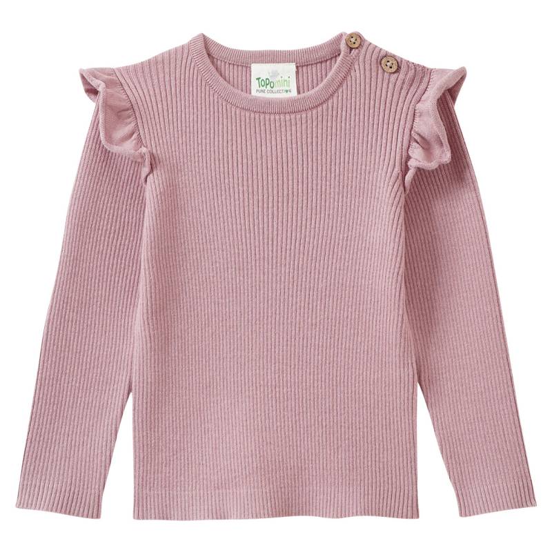 Baby Strickshirt mit Rippstruktur von Topomini