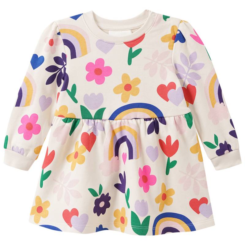 Baby Sweatkleid mit Allover-Print von Topomini