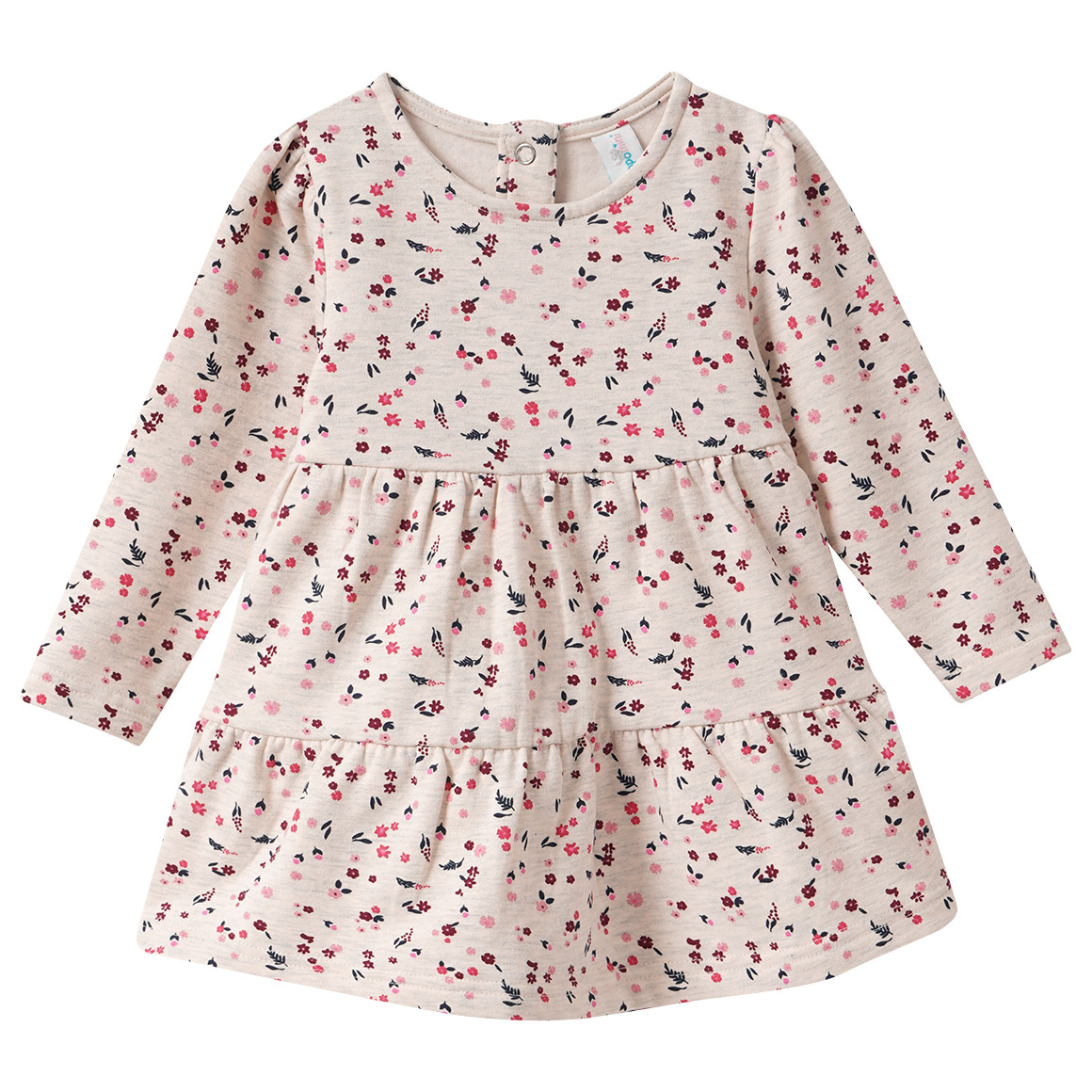 Baby Sweatkleid mit Blümchen von Topomini
