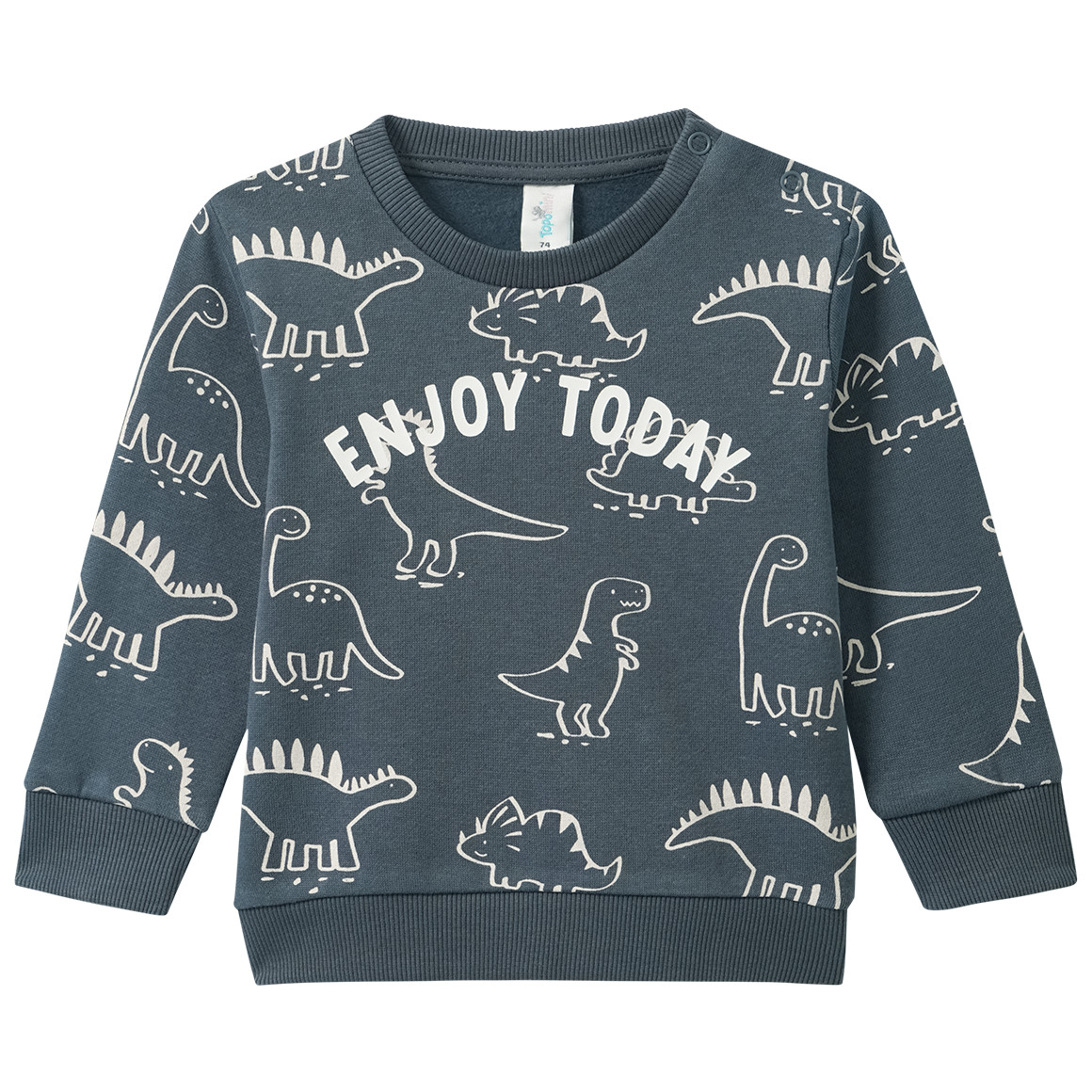 Baby Sweatshirt mit Allover-Print von Topomini