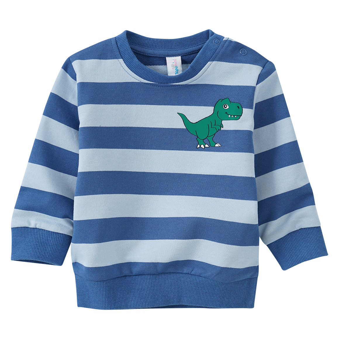 Baby Sweatshirt mit Blockstreifen von Topomini