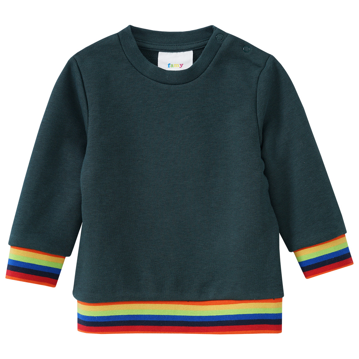 Baby Sweatshirt mit bunten Akzenten von Topomini