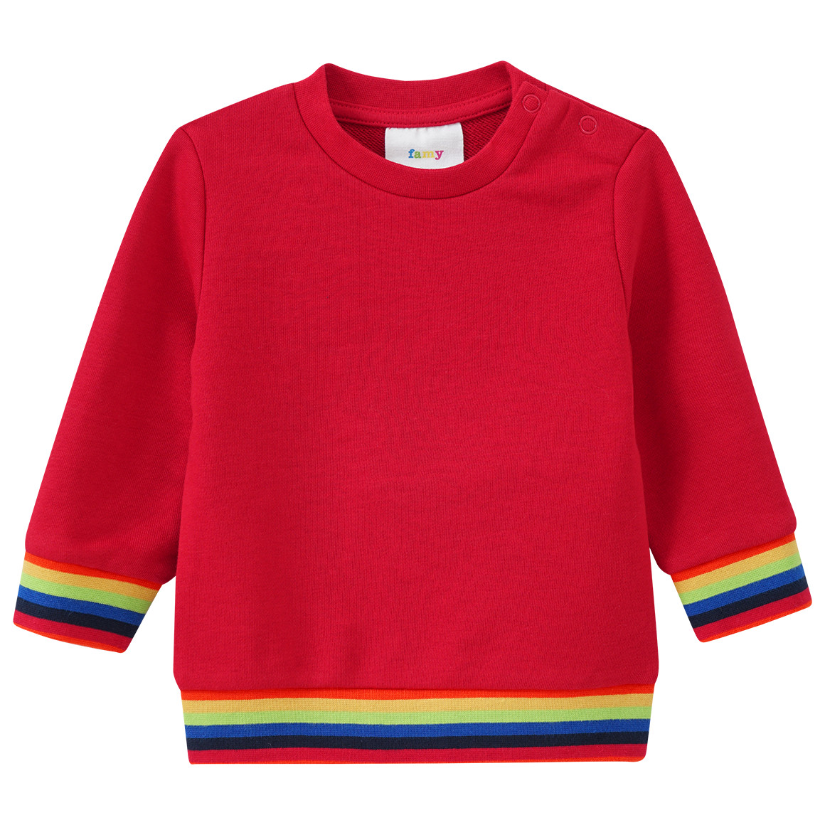 Baby Sweatshirt mit bunten Akzenten von Topomini