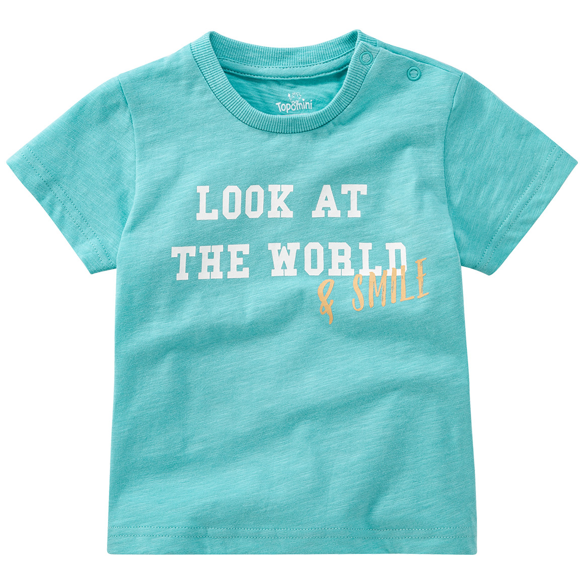 Baby T-Shirt mit Message-Print von Topomini