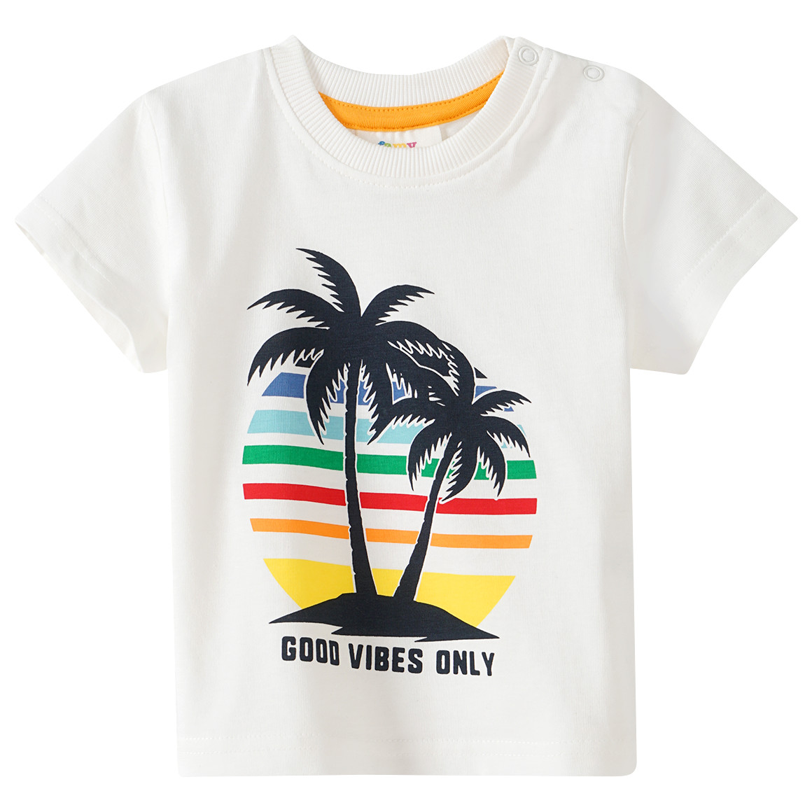 Baby T-Shirt mit Palmen-Print von Topomini