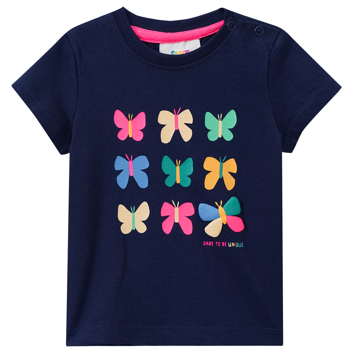 Baby T-Shirt mit Schmetterling-Print von Topomini