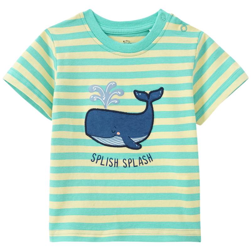 Baby T-Shirt mit Wal-Applikation von Topomini