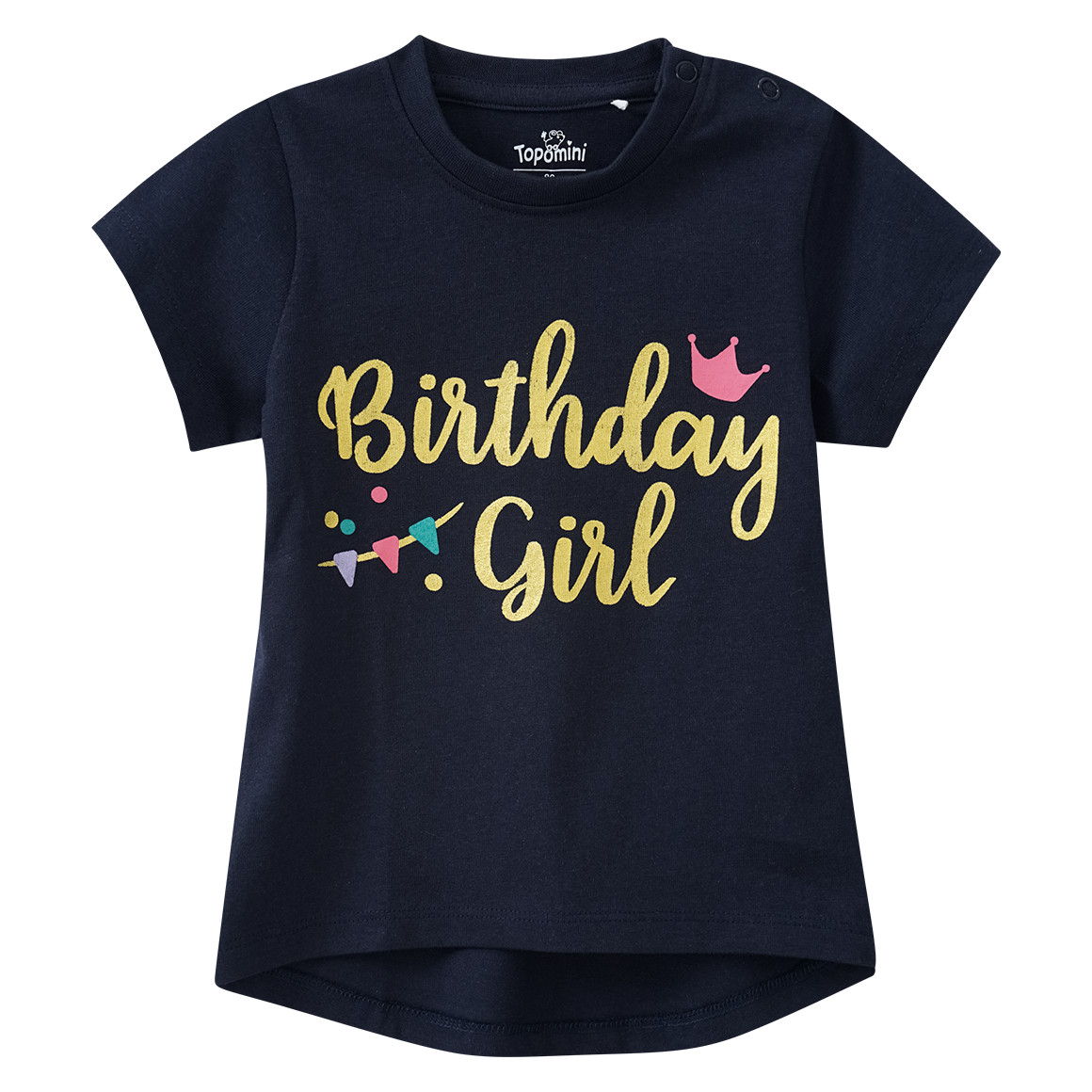 Baby T-Shirt zum Geburtstag von Topomini