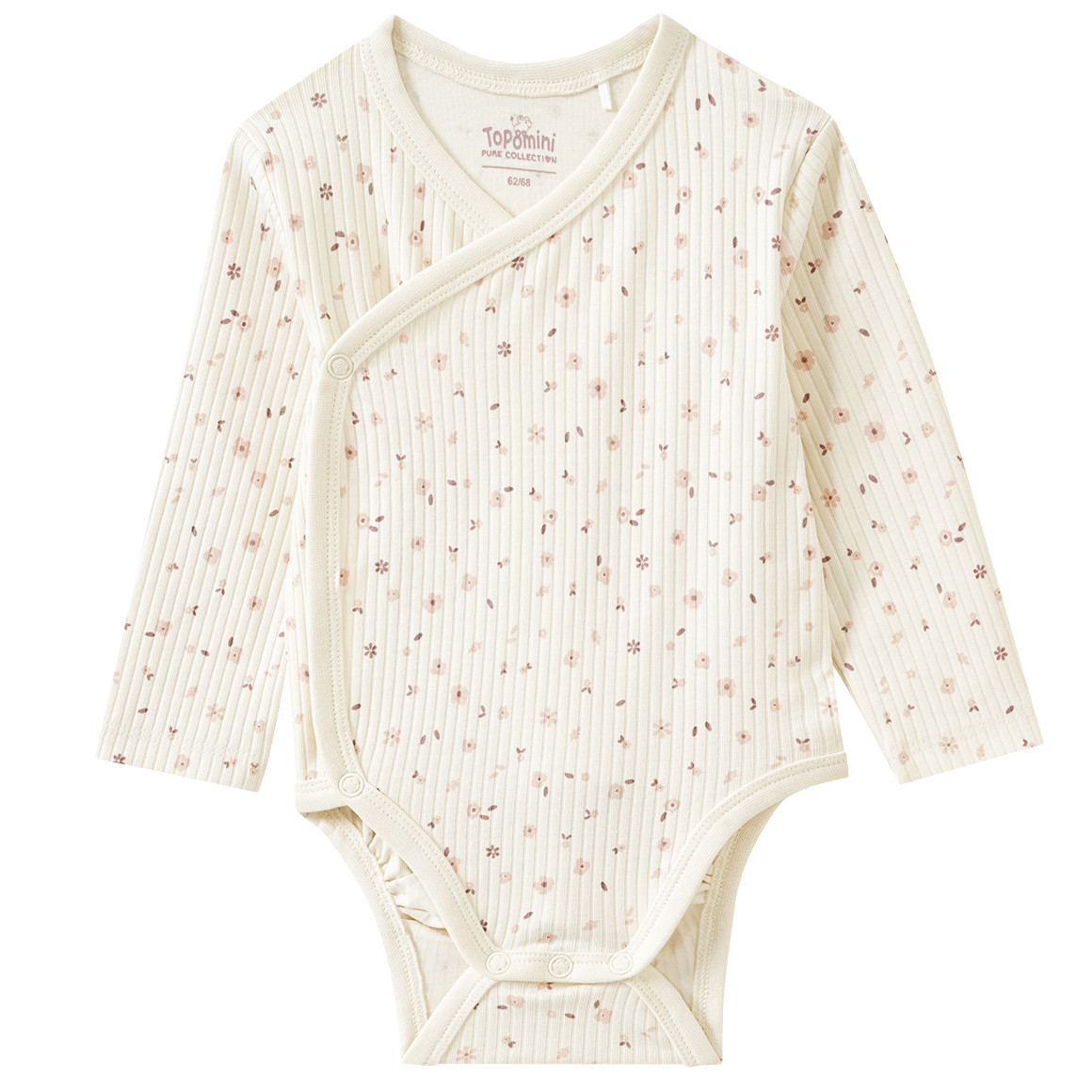 Baby Wickelbody mit Allover-Muster von Topomini