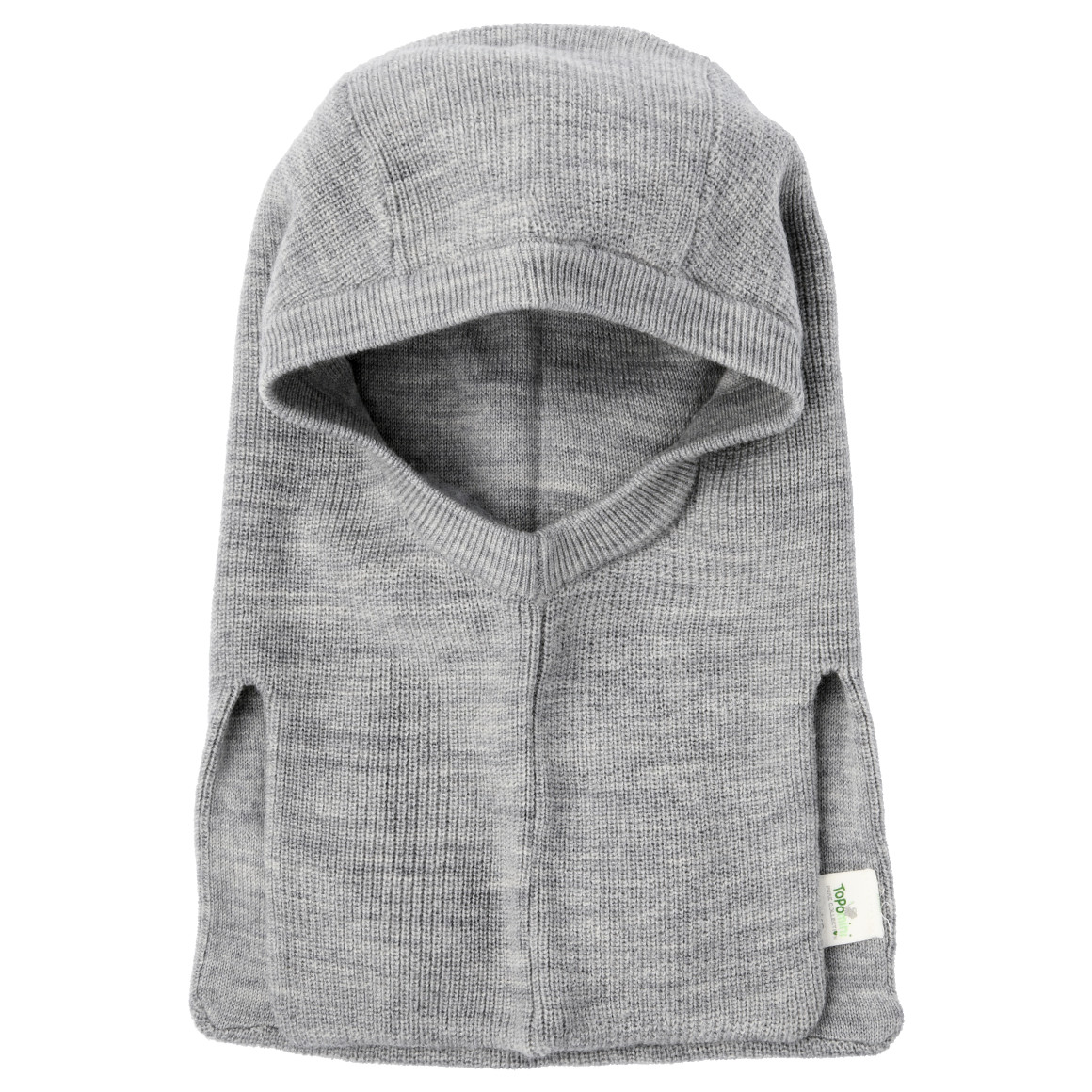 Baby Woll-Schlupfmütze doppellagig von Topomini