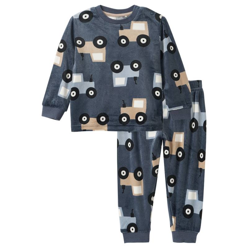 Jungen Schlafanzug mit Traktor-Allover von Topomini
