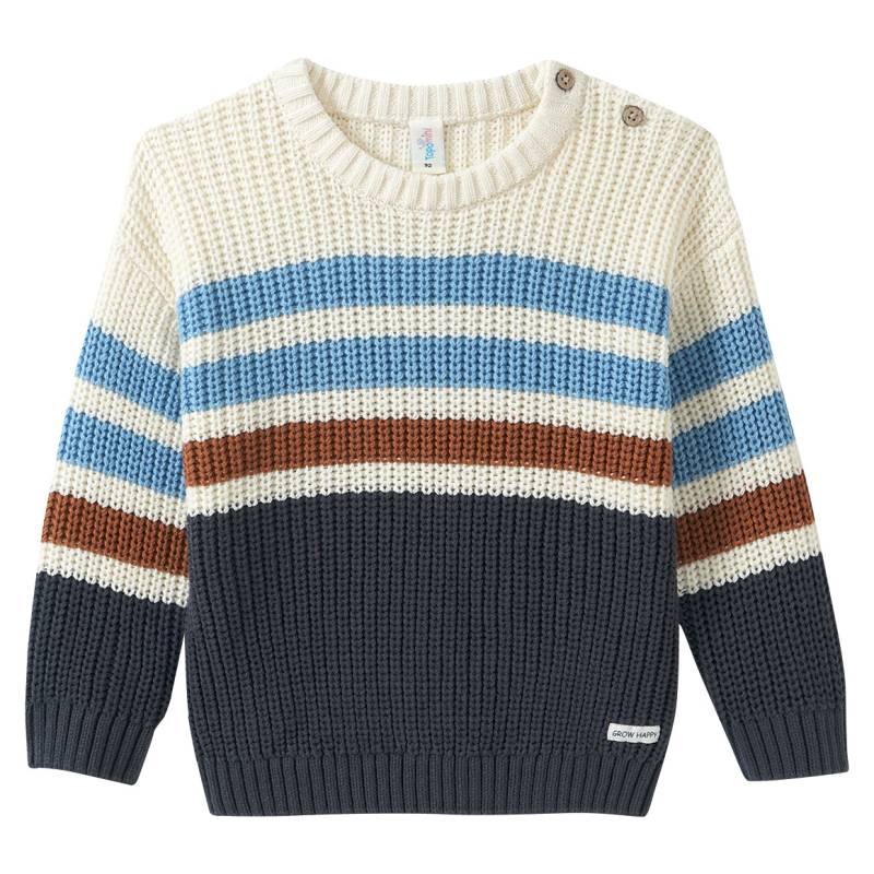 Jungen Strickpullover mit Streifen von Topomini