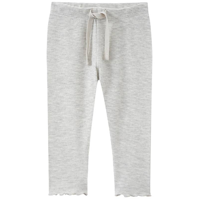 Mädchen Leggings mit Waffelstruktur von Topomini