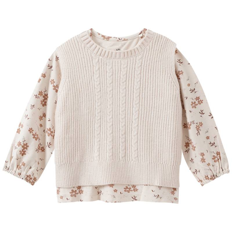 Mädchen Pullunder und Shirt von Topomini