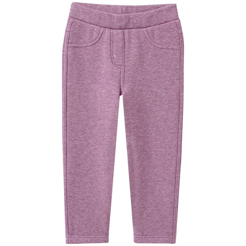 Mädchen Thermo-Leggings unifarben von Topomini