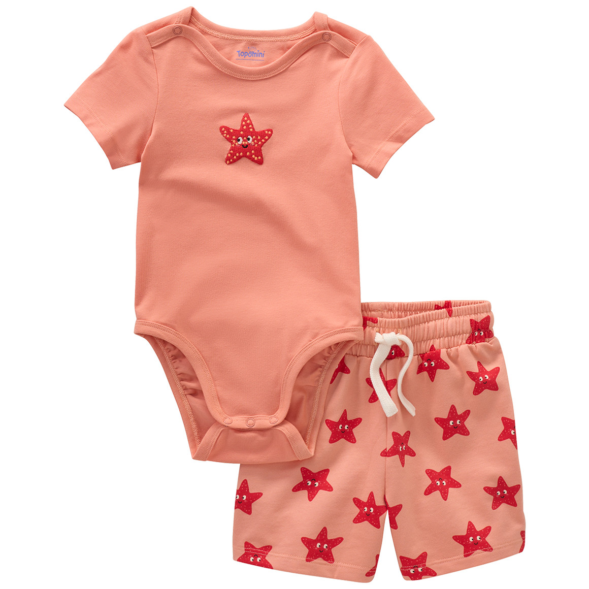 Newborn Set aus Body und Shorts von Topomini
