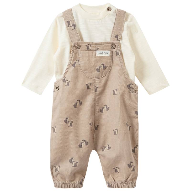 Newborn Set mit Latzhose und Langarmshirt von Topomini
