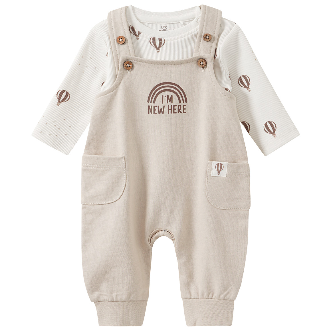 Newborn Set mit Strampler und Shirt Born 2026 von Topomini