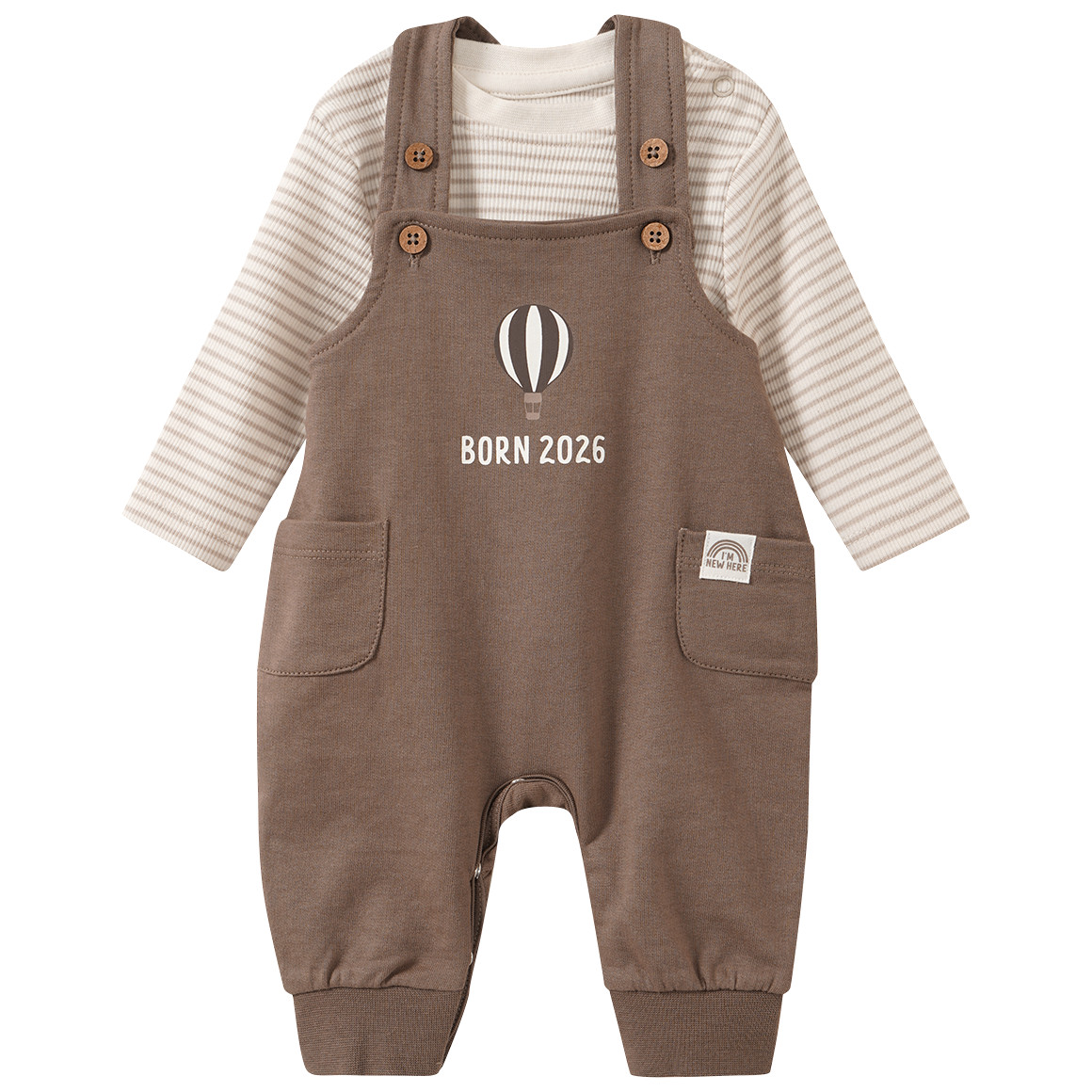 Newborn Set mit Strampler und Shirt Born 2026 von Topomini
