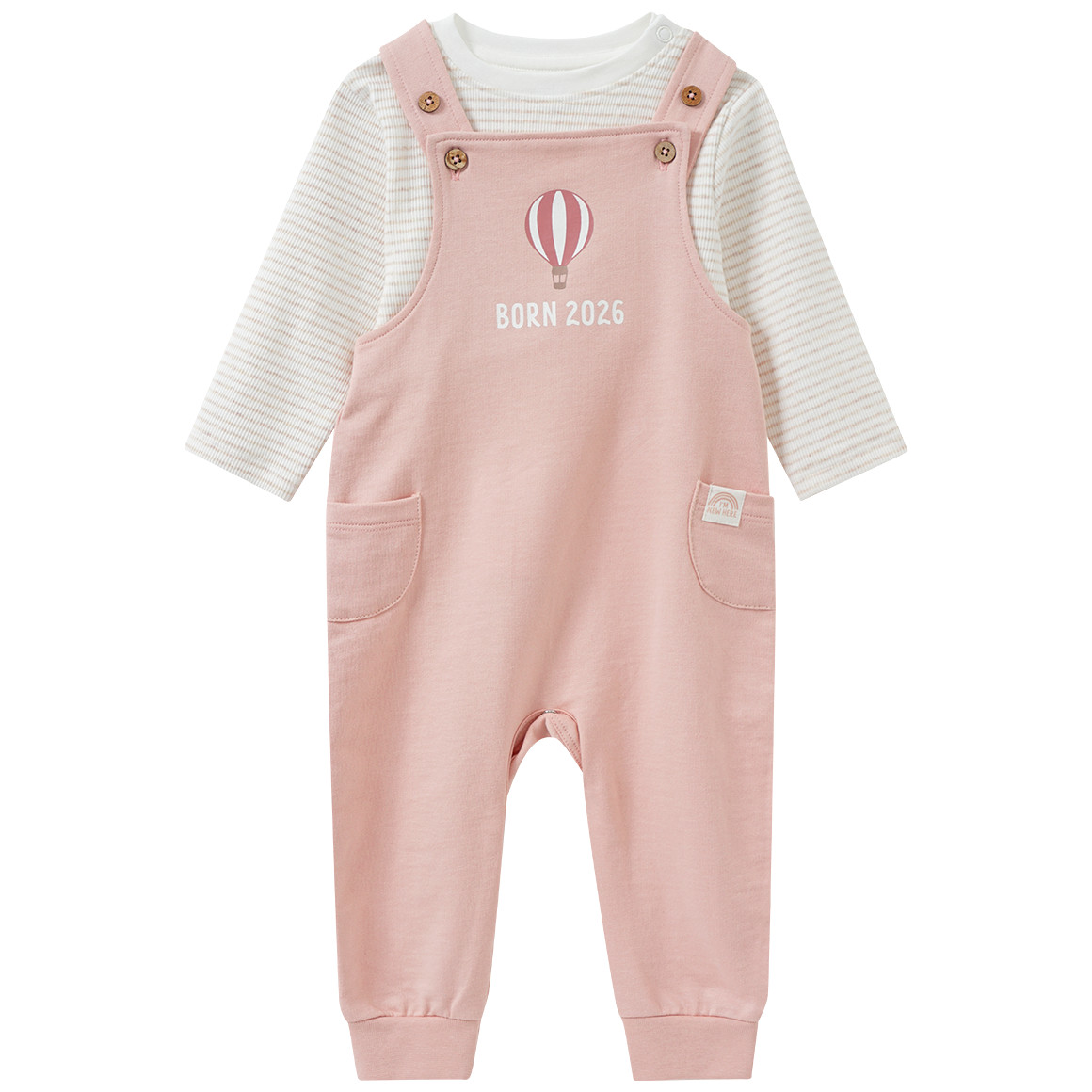Newborn Set mit Strampler und Shirt Born 2026 von Topomini