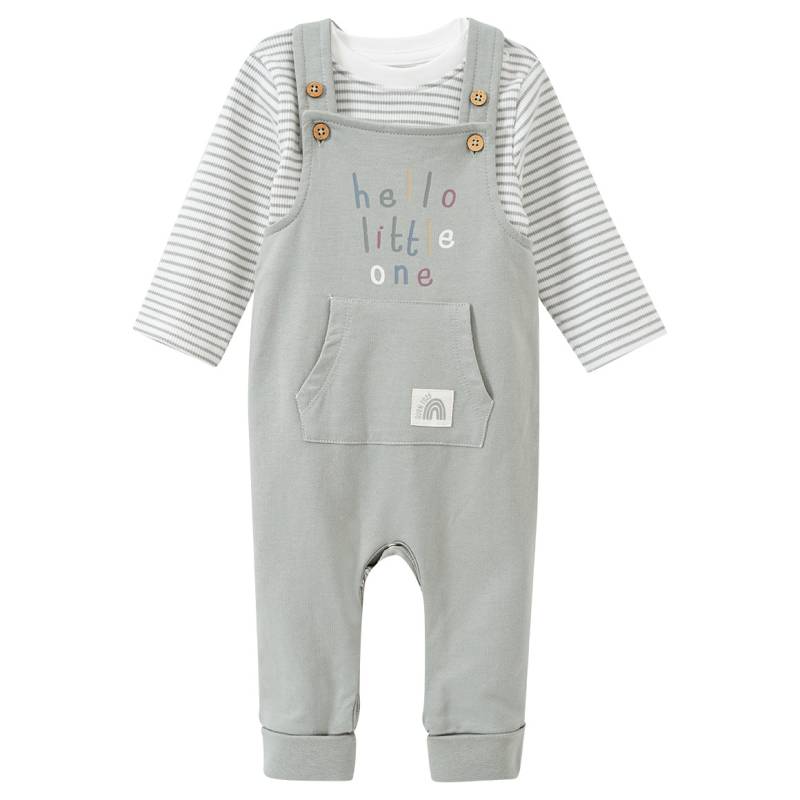 Newborn Strampler und Langarmshirt Born 2025 von Topomini