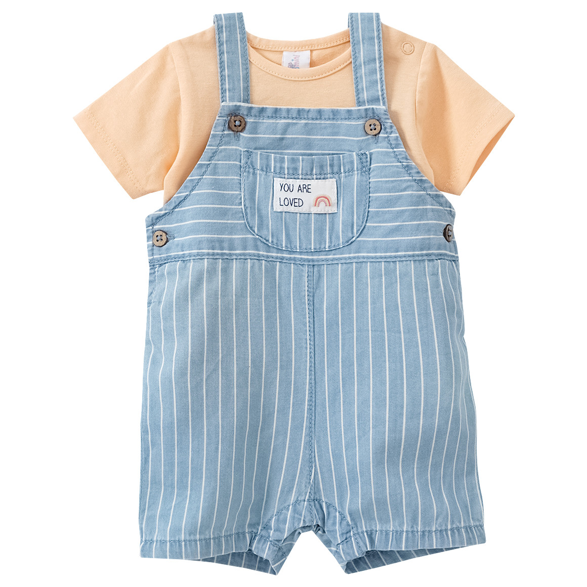 Newborn T-Shirt und Latzshorts im Set von Topomini