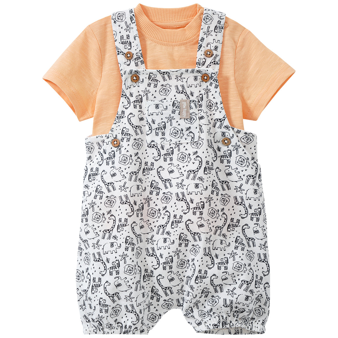 Newborn T-Shirt und Latzshorts im Set von Topomini