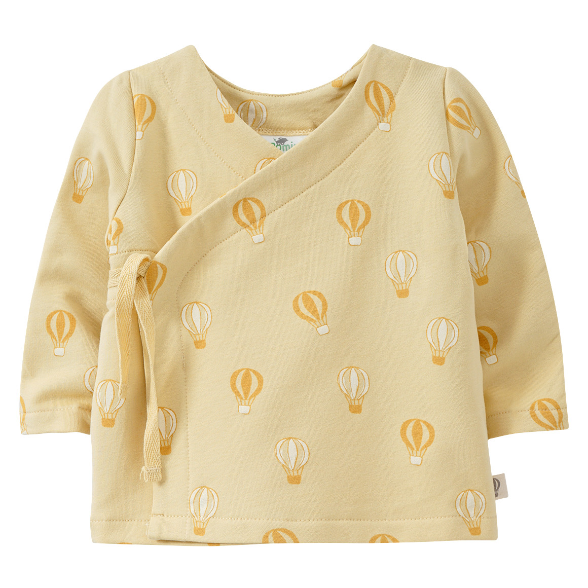 Newborn Wickeljacke mit Ballon-Print von Topomini