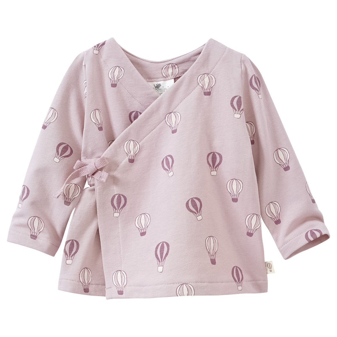 Newborn Wickeljacke mit Ballon-Print von Topomini