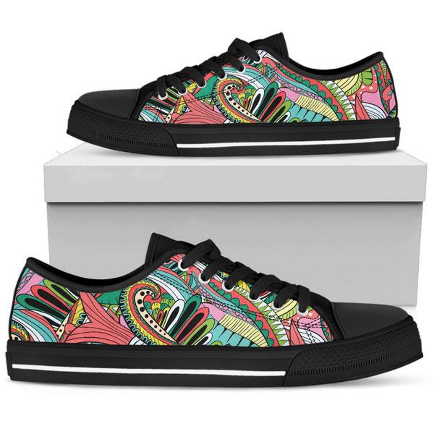 Flippige Muster Low Top Sneakers Sportliche Mode-Kunst-Schuhe Flippige Muster Low Top Sneakers Sportliche Mode-Kunst-Schuhe von TopsAndToes