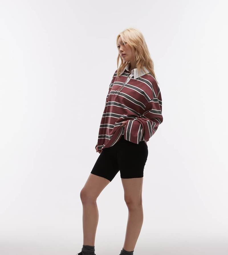 Topshop Petite - Kurze Basic-Leggings in Schwarz von Topshop Petite