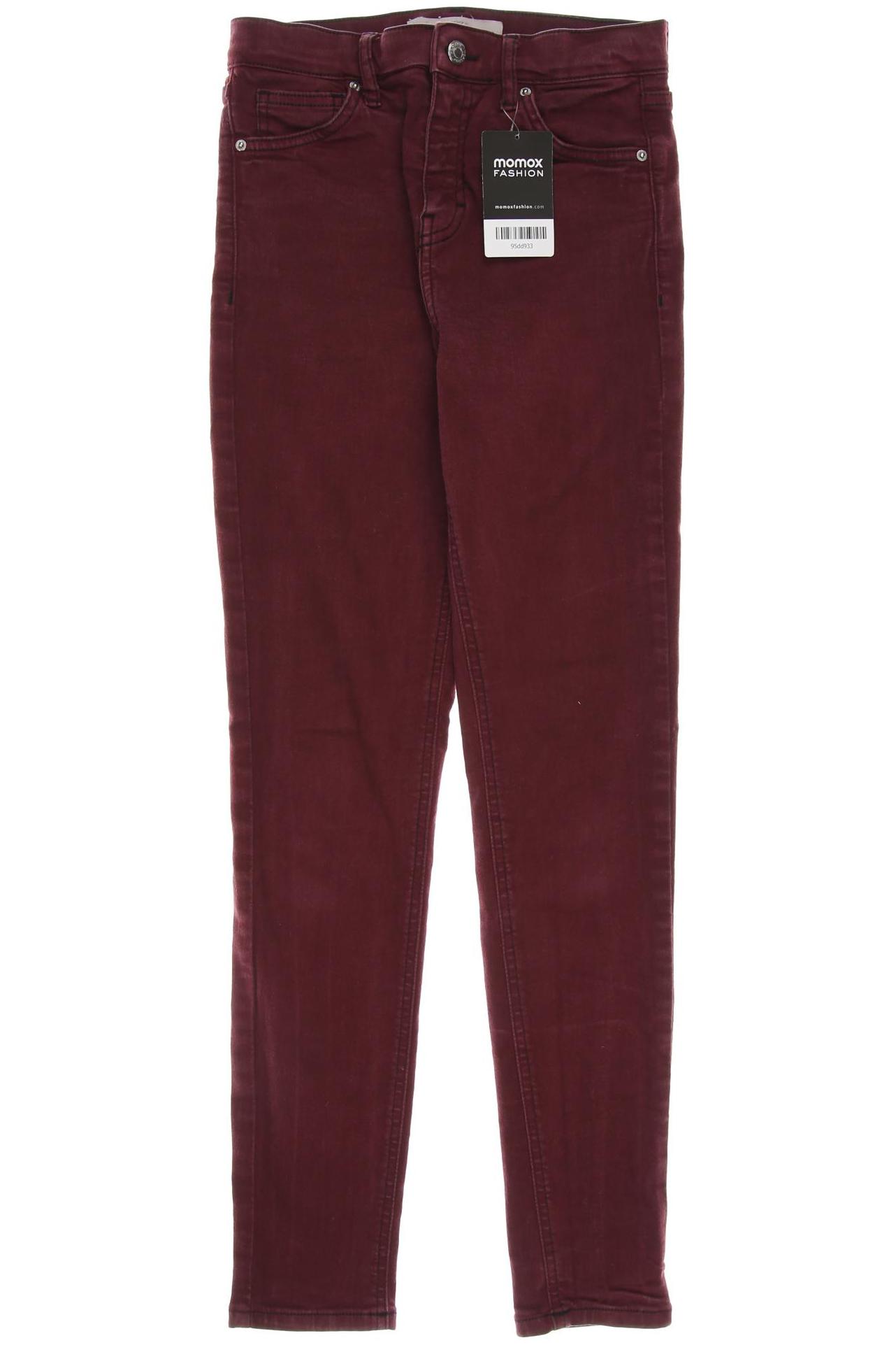 Topshop Damen Jeans, bordeaux von Topshop