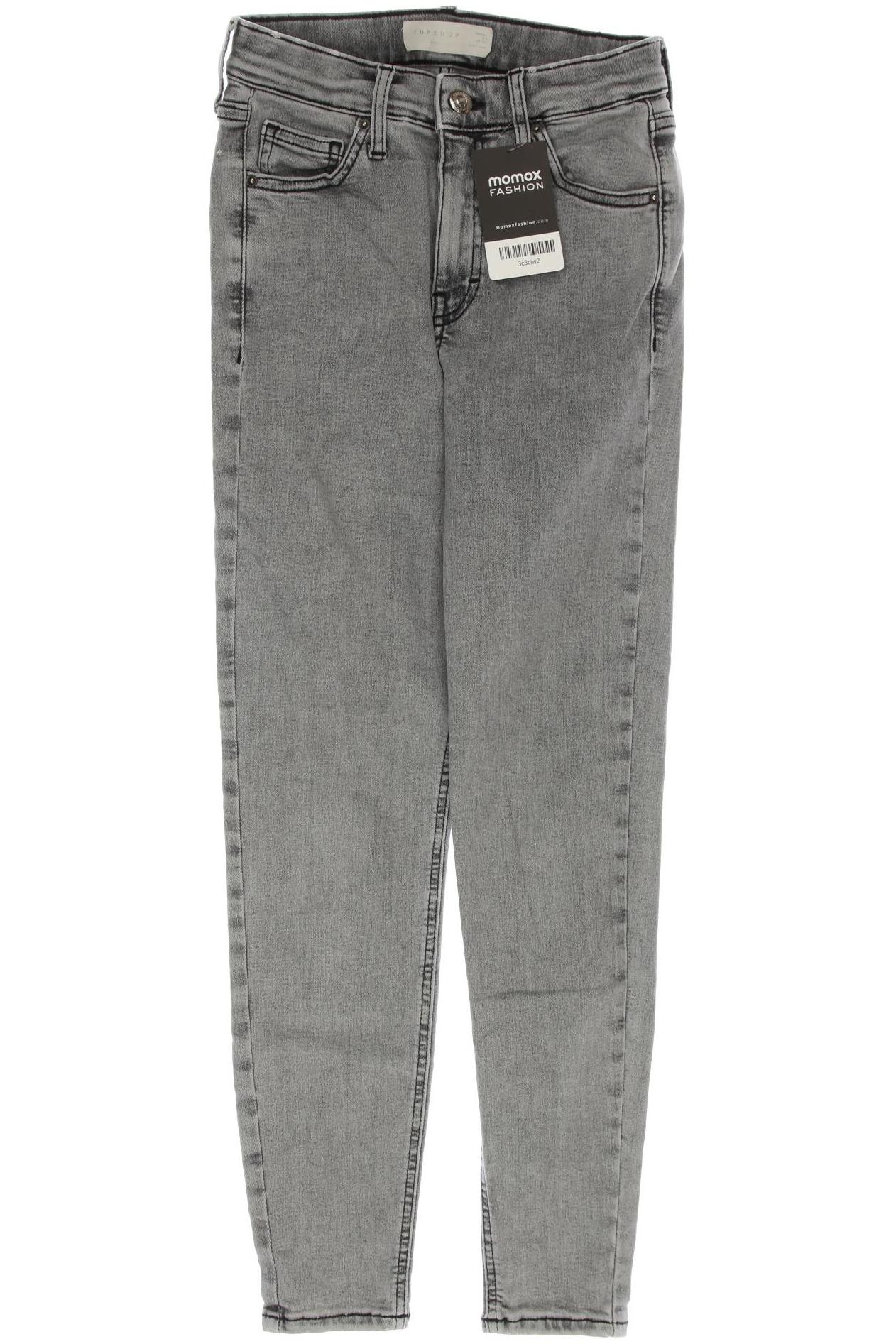 Topshop Damen Jeans, grau von Topshop